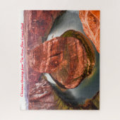 Hoefijzer Canyon Utah. kerstcadeautjes Legpuzzel (Verticaal)