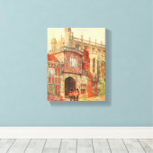 Hoefijzer Cloisters, Windsor Castle, Engeland Canvas Afdruk (Insitu (Houten vloer))
