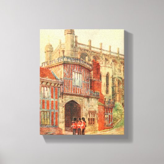 Hoefijzer Cloisters, Windsor Castle, Engeland Canvas Afdruk (Voorkant)