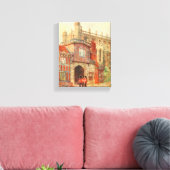 Hoefijzer Cloisters, Windsor Castle, Engeland Canvas Afdruk (Insitu (Woonkamer))