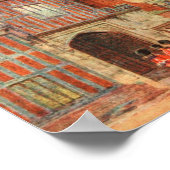 Hoefijzer Cloisters, Windsor Castle, Engeland Poster (Hoek)