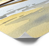 Hoefijzer Crab Crawling Home Poster (Hoek)