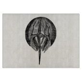 Hoefijzer Crab King Crabs Sjabloon Snijplank (Voorkant)