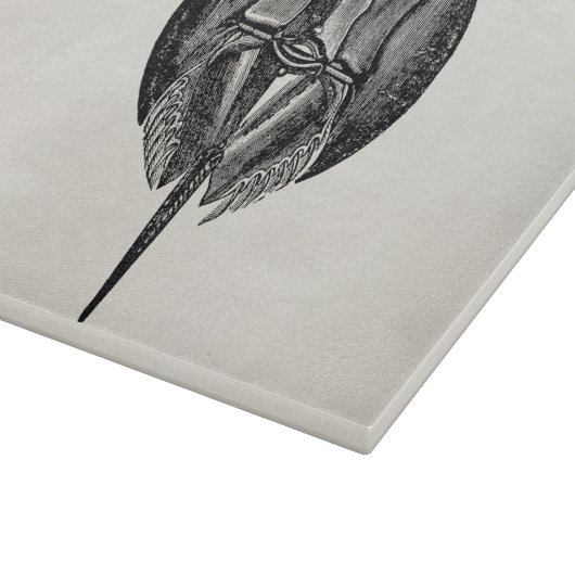 Hoefijzer Crab King Crabs Sjabloon Snijplank (Hoek)