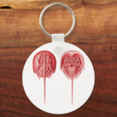 Hoefijzer Crab Sleutelhanger (Voorkant)