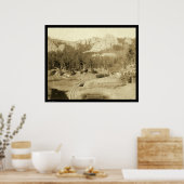 Hoefijzer Curve Buckhorn Mountain SD 1891 Poster (Keuken)