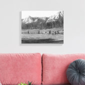 Hoefijzer Curve in Burlington en Missouri Canvas Afdruk (Insitu (Woonkamer))