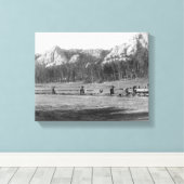 Hoefijzer Curve in Burlington en Missouri Canvas Afdruk (Insitu (Houten vloer))