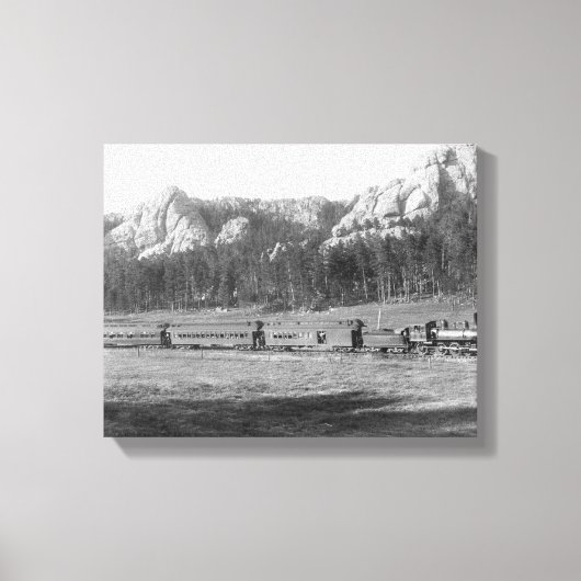 Hoefijzer Curve in Burlington en Missouri Canvas Afdruk (Voorkant)