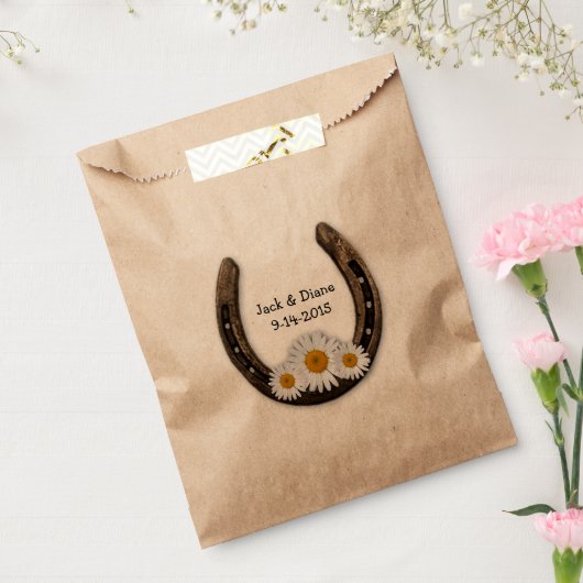 Hoefijzer Custom Favor Bag Bedankzakje (Gezegeld)