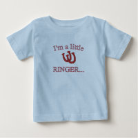 hoefijzer die Baby T-Shirt-Lite Blue