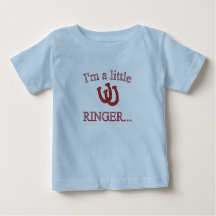hoefijzer die Baby T-Shirt-Lite Blue