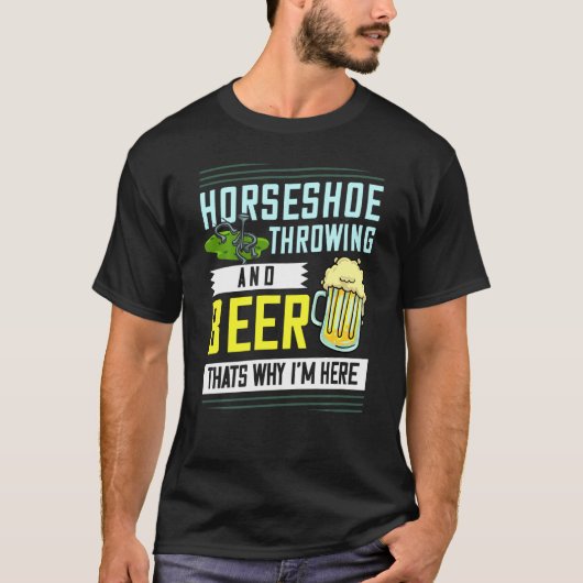 Hoefijzer die ronddraaien t-shirt (Voorkant)