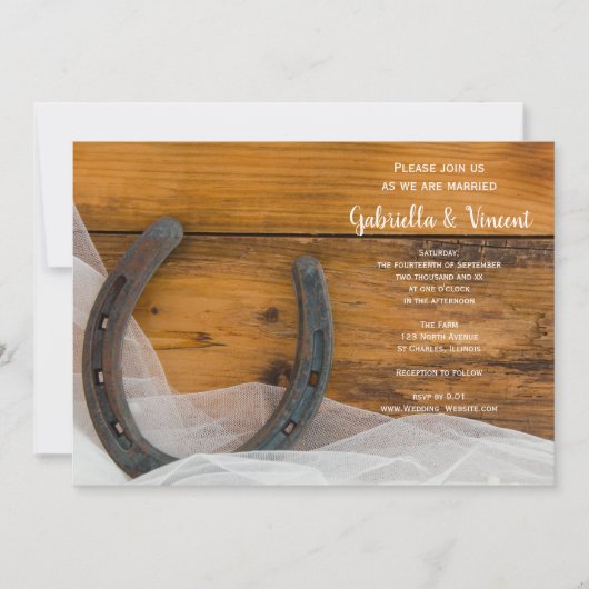 Hoefijzer en Brand Veil Kaart (Voorkant)