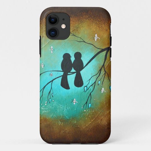 Hoefijzer en Libellen i-Phone 5 Hoesje (Achterkant)