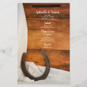 Hoefijzer en Satin Country Western Weddenschap Men (Voorkant)