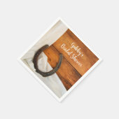 Hoefijzer en Satin Land Western Vrijgezellenfeest Servetten (Hoek)