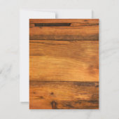 Hoefijzer en Satin Western Weddenschap Opslaan Dat Save The Date (Achterkant)