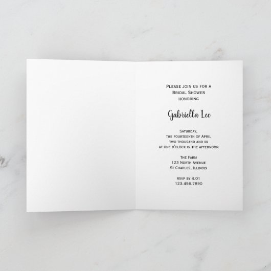 Hoefijzer en witte Vrijgezellenfeest (Binnen)