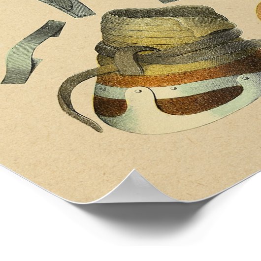  Hoefijzer Farrier 1898 Print (Hoek)