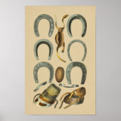  Hoefijzer Farrier 1898 Print (Voorkant)