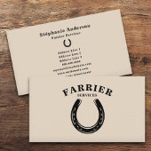 Hoefijzer Farrier Visitekaartje