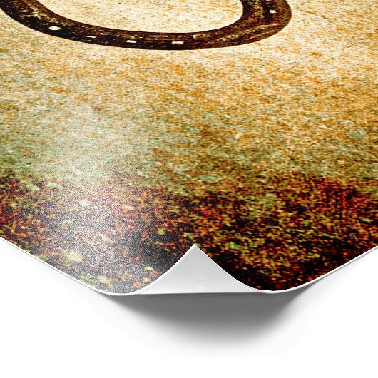 Hoefijzer Foto Afdruk (Hoek)