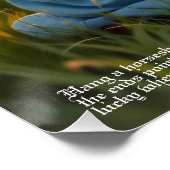 Hoefijzer Geluk Perfect Poster (Hoek)