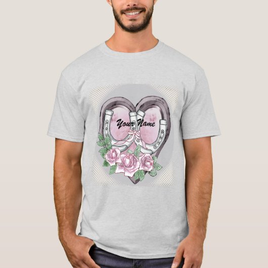 Hoefijzer Hearts T-shirts (Voorkant)