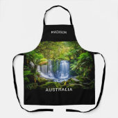 Hoefijzer Herfsten Australië Aangepast monogram Schort (Voorkant)