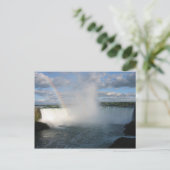 Hoefijzer Herfsten en regenboog aan Canadese zijde Briefkaart (Staand voorkant)