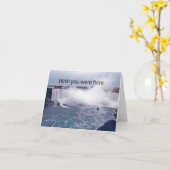 Hoefijzer Herfsten Kaart (Gele Bloem)