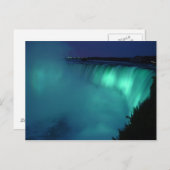 Hoefijzer Herfsten Niagara Herfsten Aqua Glow Brie Briefkaart (Voorkant / Achterkant)