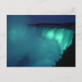 Hoefijzer Herfsten Niagara Herfsten Aqua Glow Brie Briefkaart (Voorkant)