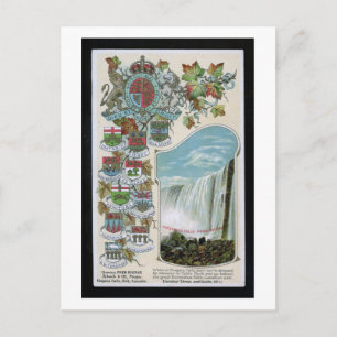 Hoefijzer Herfsten, Niagara Herfsten, Canada Vinta Briefkaart