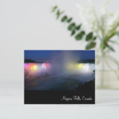 Hoefijzer Herfsten ( Niagara Herfsten) 's nachts Briefkaart (Staand voorkant)