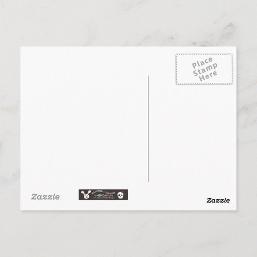 Hoefijzer Herfsten ( Niagara Herfsten) 's nachts Briefkaart (Achterkant)