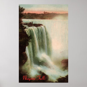 Hoefijzer Herfsten op het Poster Niagara