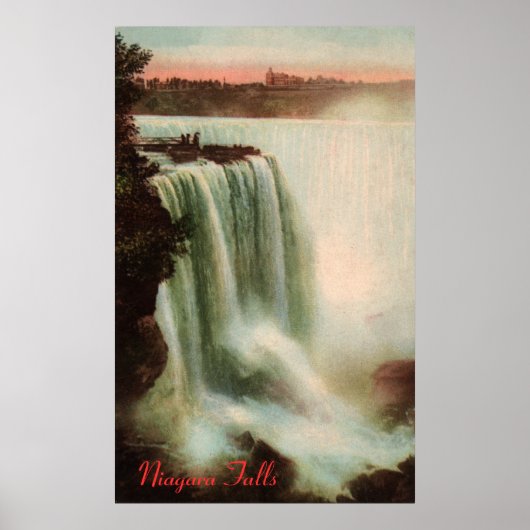 Hoefijzer Herfsten op het Poster Niagara (Voorkant)
