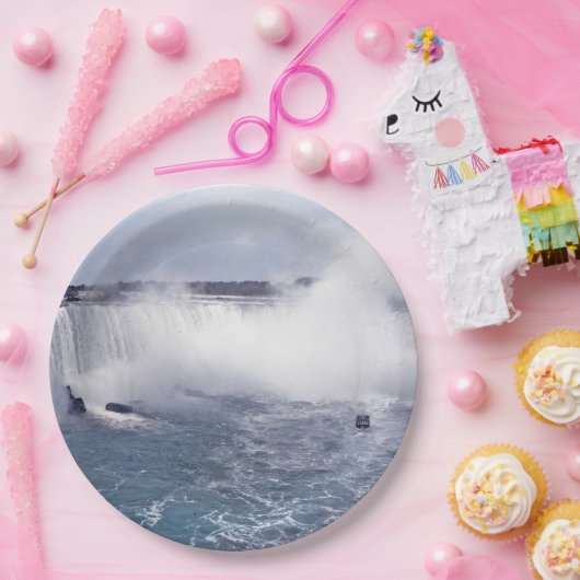 Hoefijzer Herfsten Papieren Bordje (Feest)