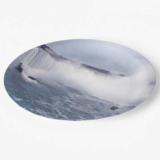 Hoefijzer Herfsten Papieren Bordje (Gekanteld)