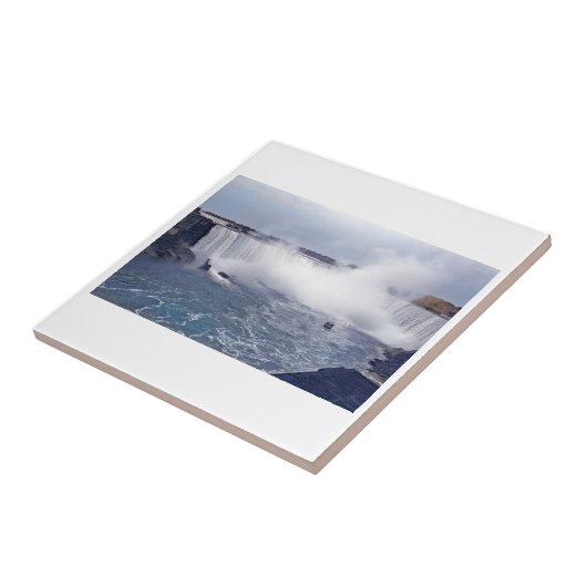 Hoefijzer Herfsten Tegeltje (Zijkant)