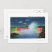 Hoefijzer Herfsten verlicht bij nacht # 2 Briefkaart (Voorkant / Achterkant)