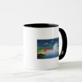 Hoefijzer Herfsten verlicht bij nacht # 2 Mok (Voorkant rechts)