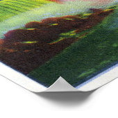 Hoefijzer Herfsten verlicht bij nacht # 2 Poster (Hoek)