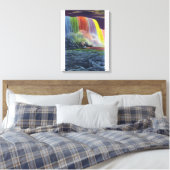 Hoefijzer Herfsten verlicht bij nacht Canvas Afdruk (Insitu (Slaapkamer))