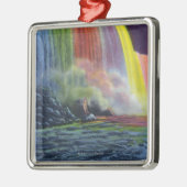 Hoefijzer Herfsten verlicht bij nacht Metalen Ornament (Links)