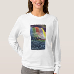 Hoefijzer Herfsten verlicht bij nacht T-shirt