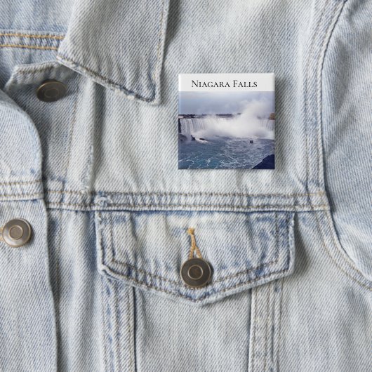 Hoefijzer Herfsten Vierkante Button 5,1 Cm (In situ)