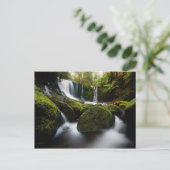 Hoefijzer Herfsten Waterval Briefkaart (Staand voorkant)